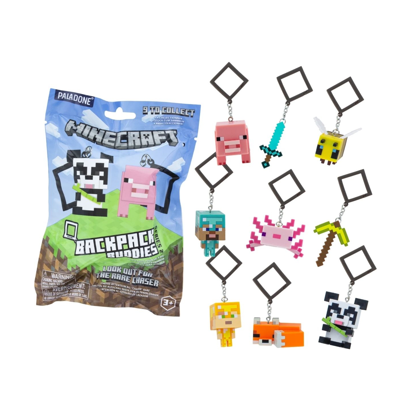 Paladone Minecraft Backpack Buddies Series 2 CDU 24 pcs