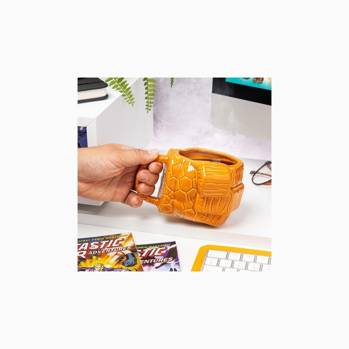 Paladone Marvel Fantastic Four The Thing 3D Shaped Mug