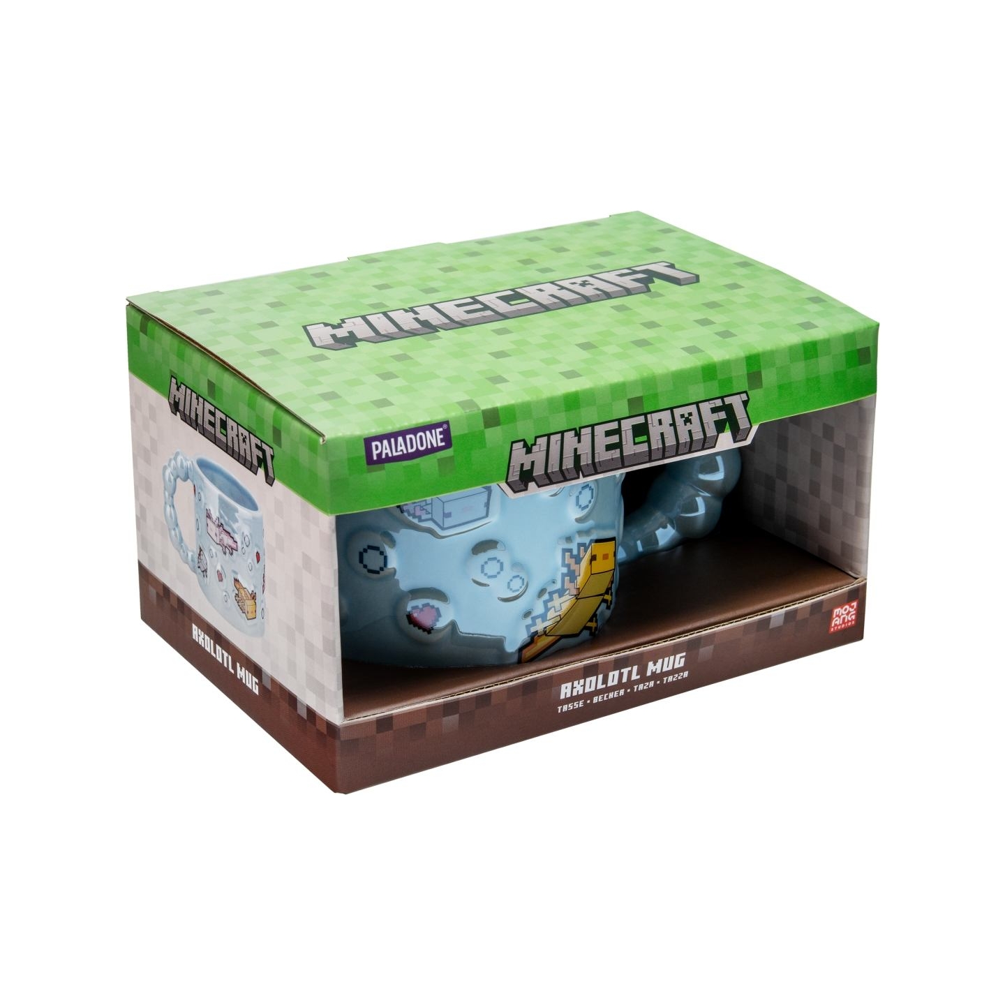 Paladone Minecraft Axolotl Bubble Shaped Mug