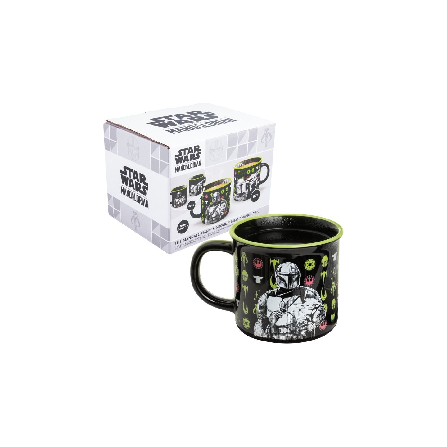 Paladone Mandalorian and Grogu Heat Change Mug
