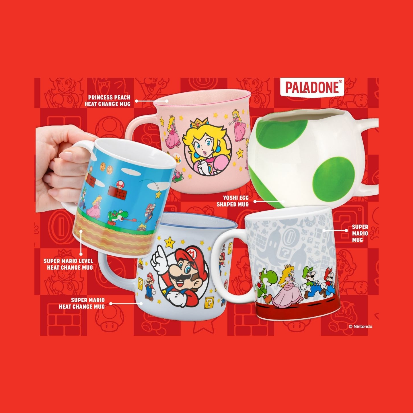 Paladone Yoshi Egg Shaped Mug