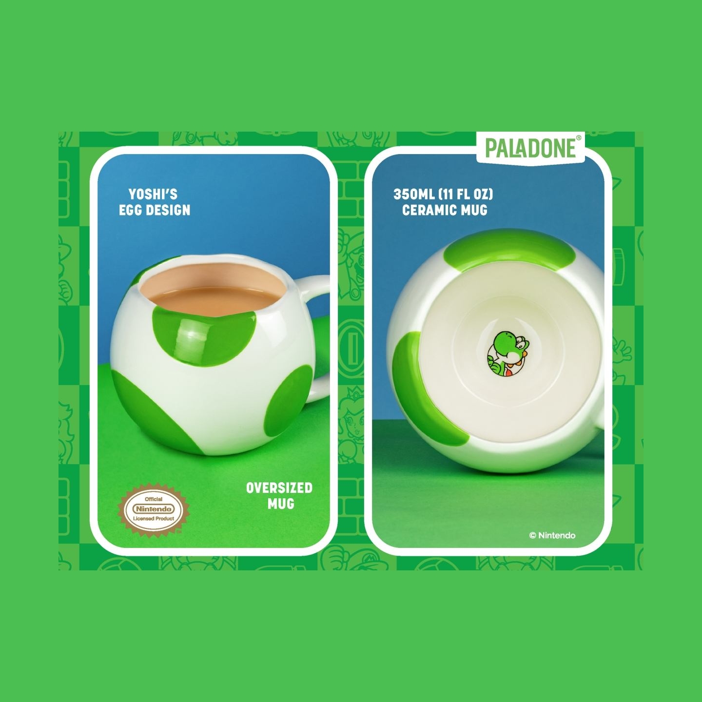 Paladone Yoshi Egg Shaped Mug