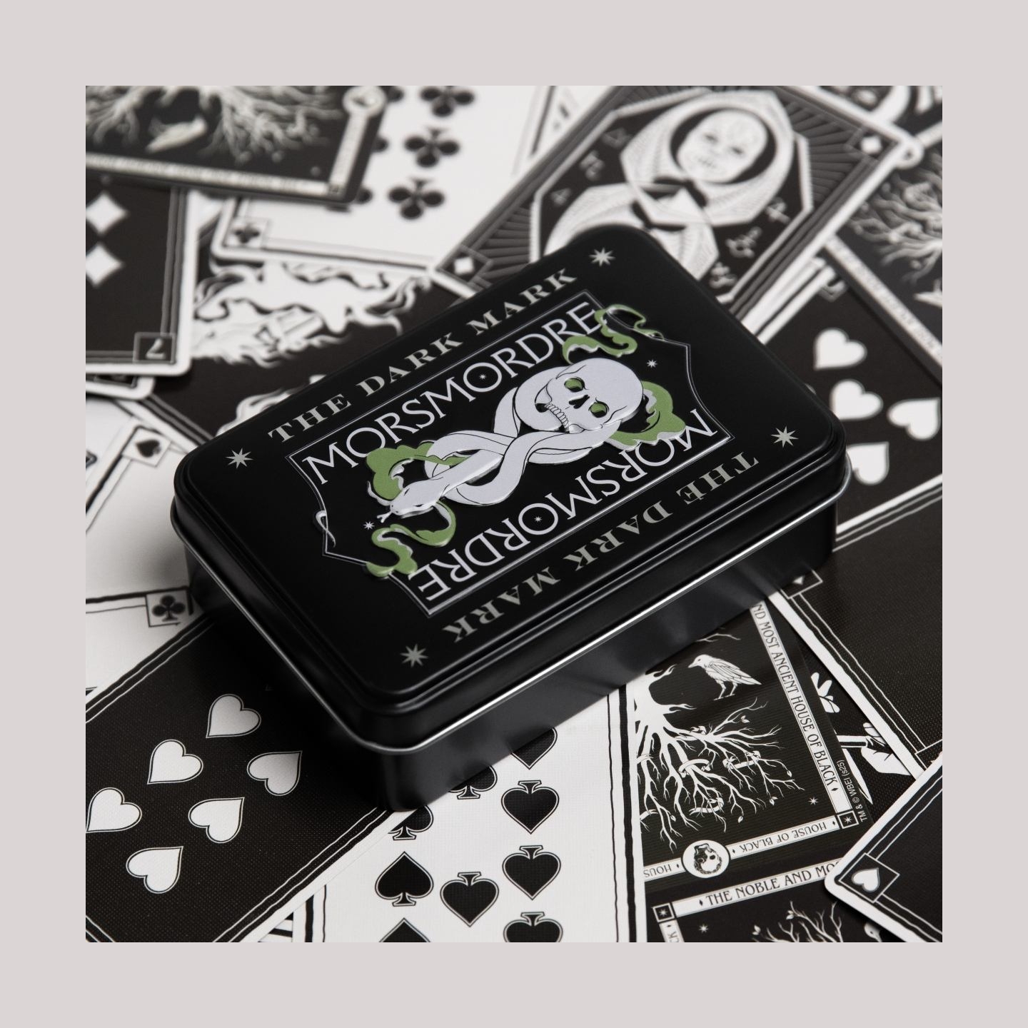 Paladone Harry Potter Dark Arts Playing Cards in Tin