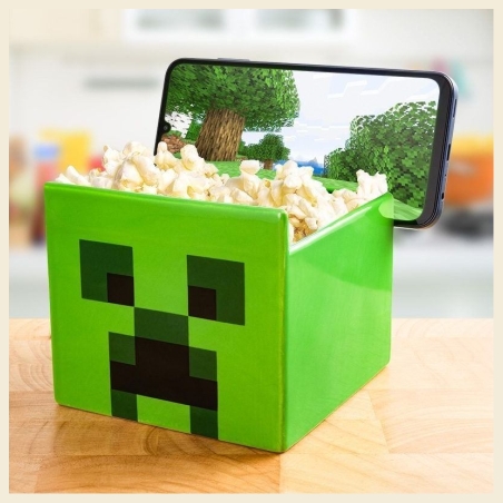 Paladone Minecraft Creeper Streaming Snack Bowl