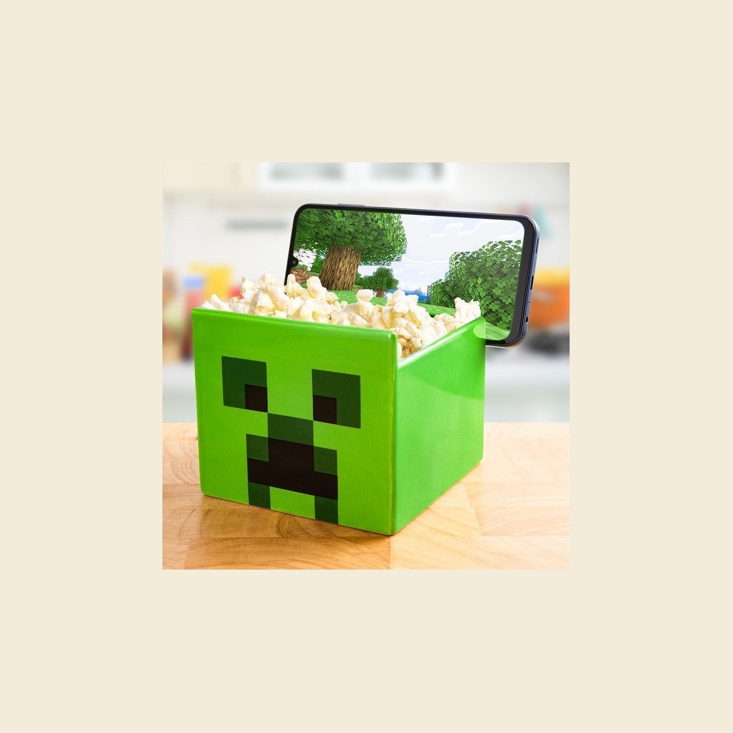 Paladone Minecraft Creeper Streaming Snack Bowl