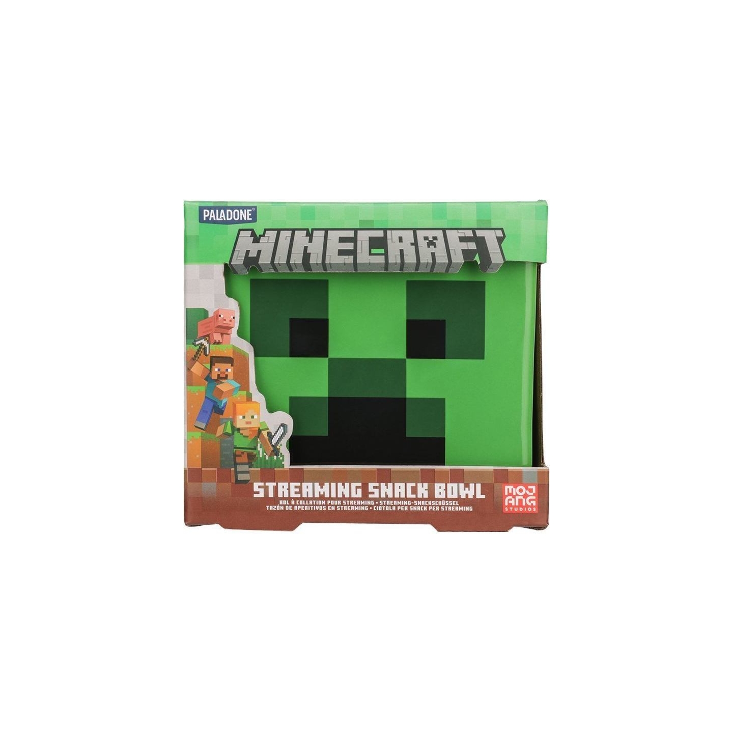 Paladone Minecraft Creeper Streaming Snack Bowl