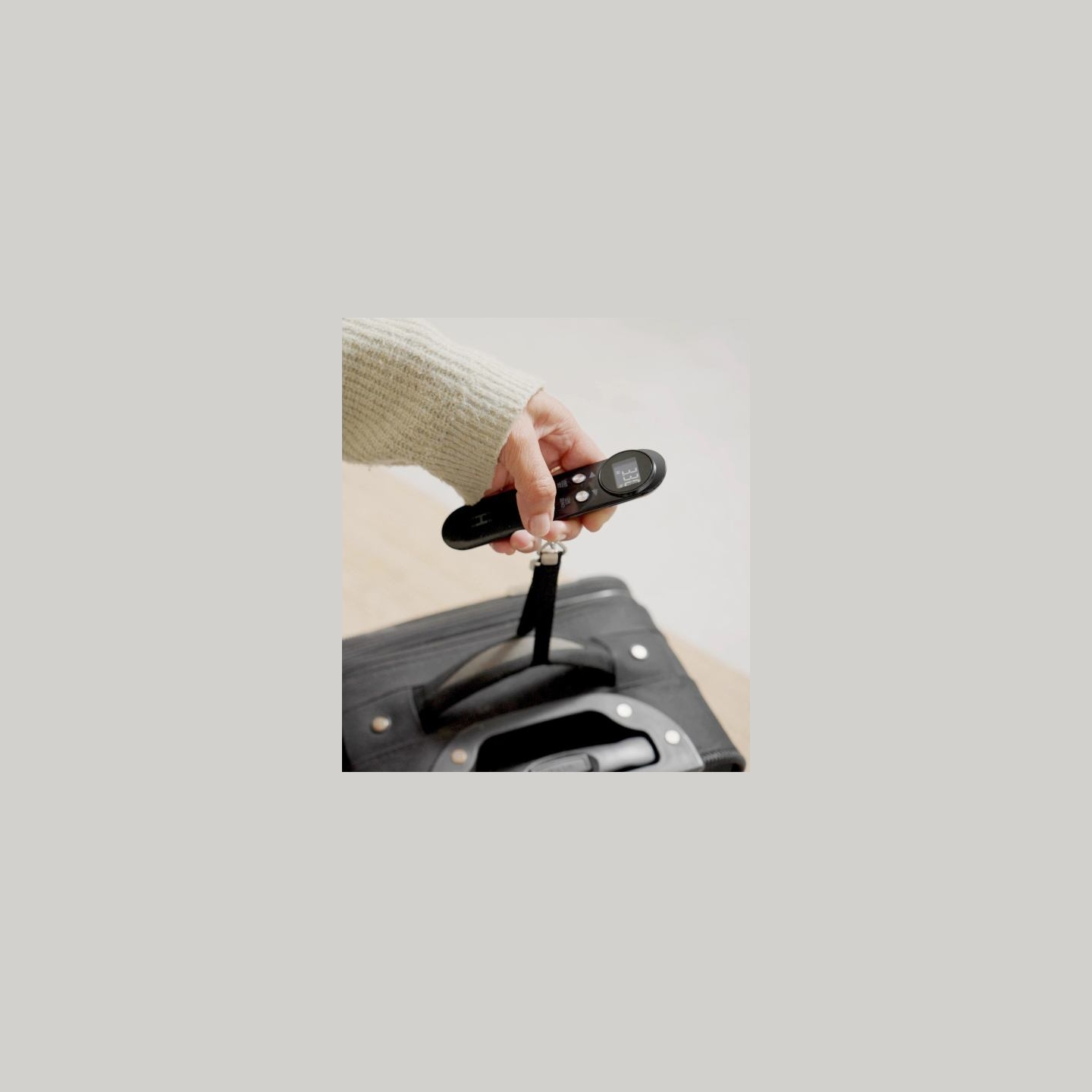 Homedics SCL-L100-BKR Travel Light Luggage Scale