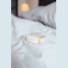 Homedics SS-WB100CE-WW, WakeBand, Your Silent Alarm, Cream