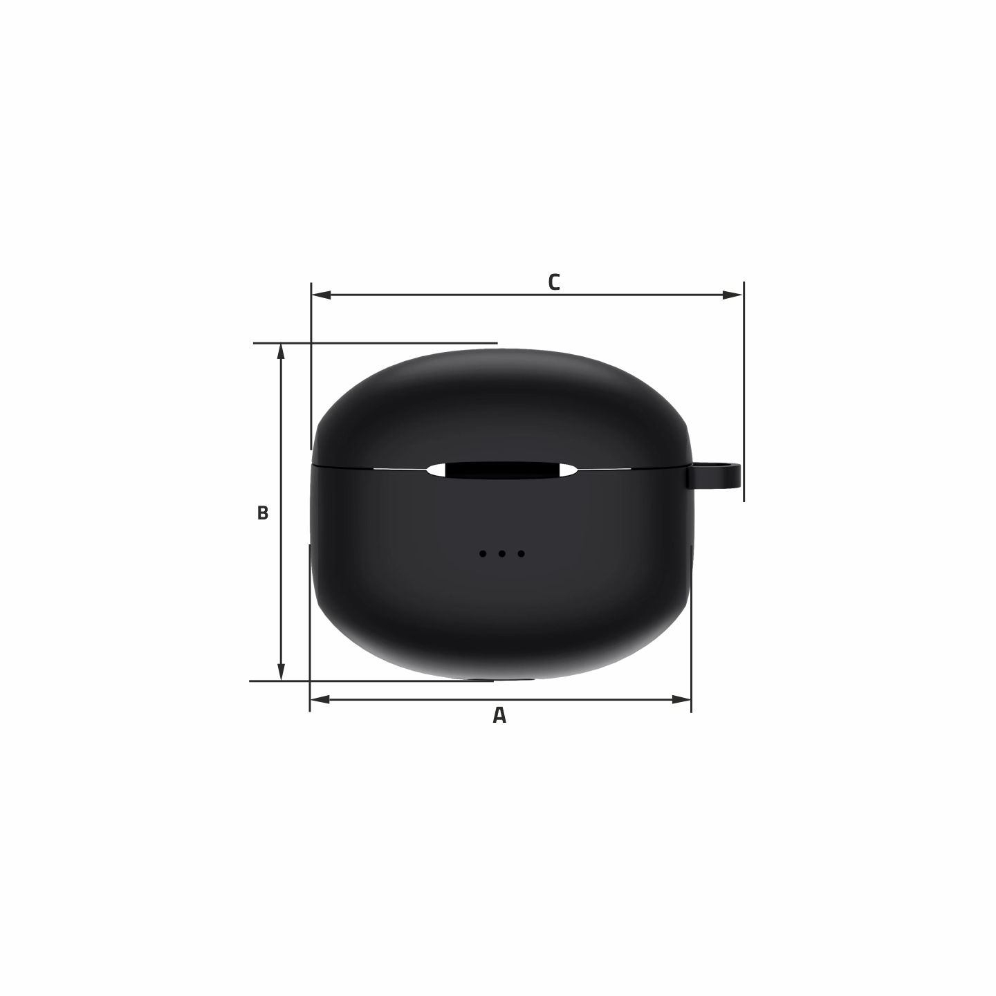 Manta MTWS008ETUI RYTMO Earphones Case, Black