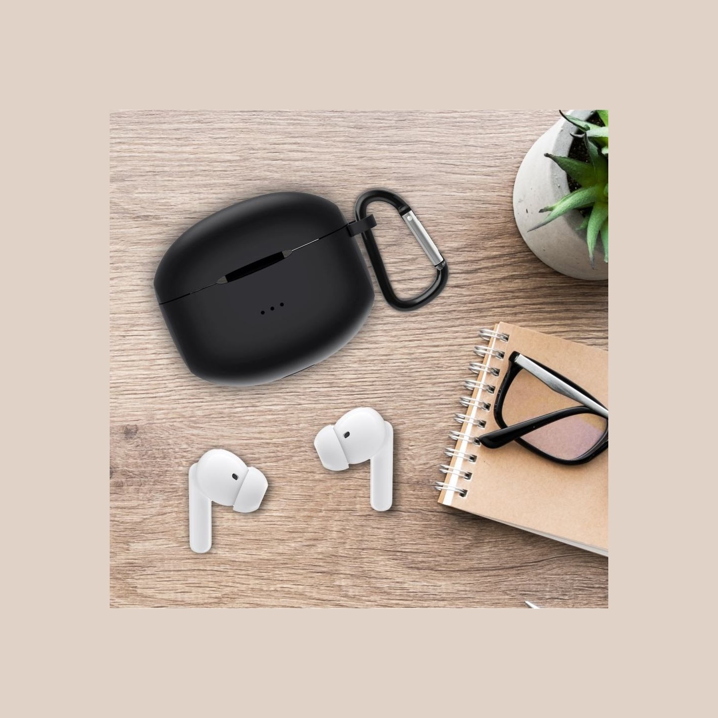 Manta MTWS008ETUI RYTMO Earphones Case, Black