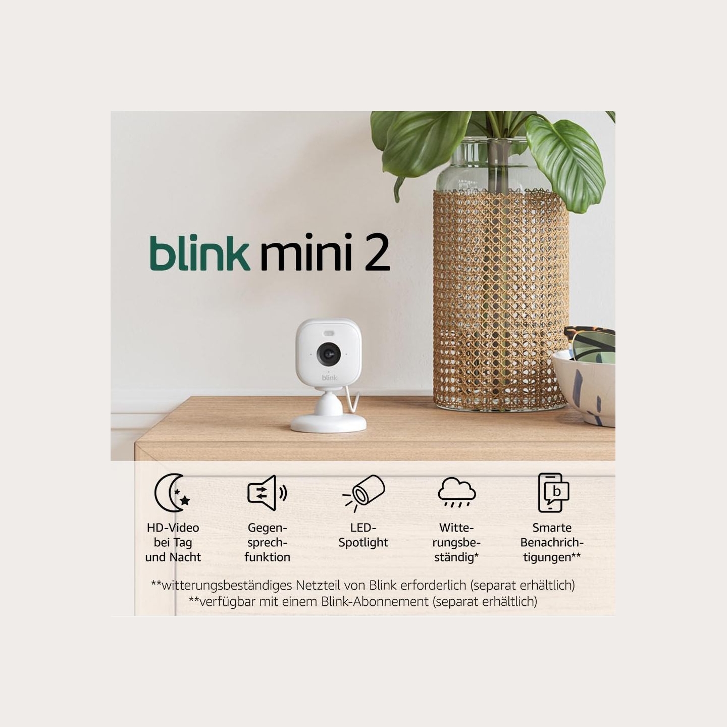 Amazon Blink Mini 2 White