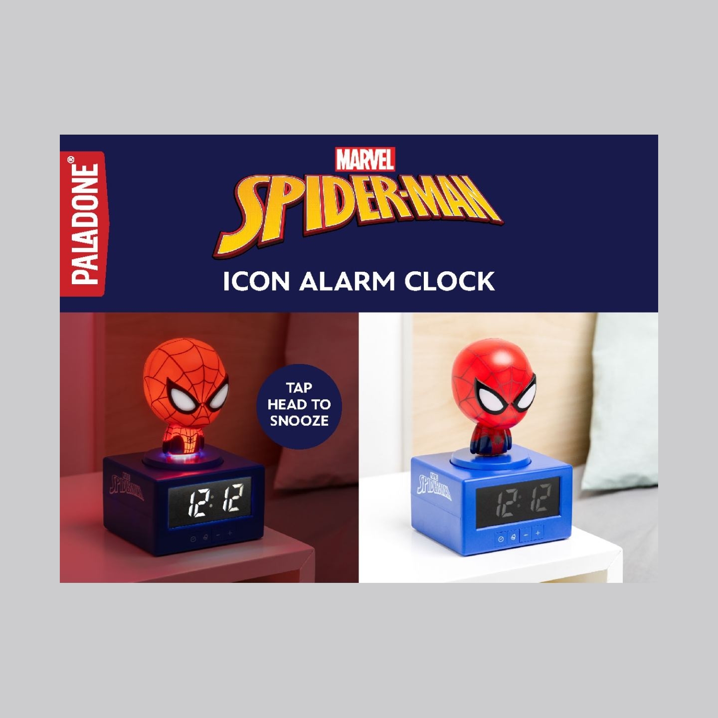 Paladone Spider-Man Icon Alarm Clock