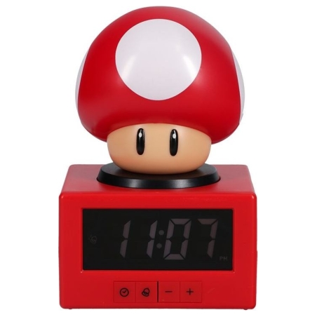 Paladone Super Mario Super Mushroom Icon Alarm Clock