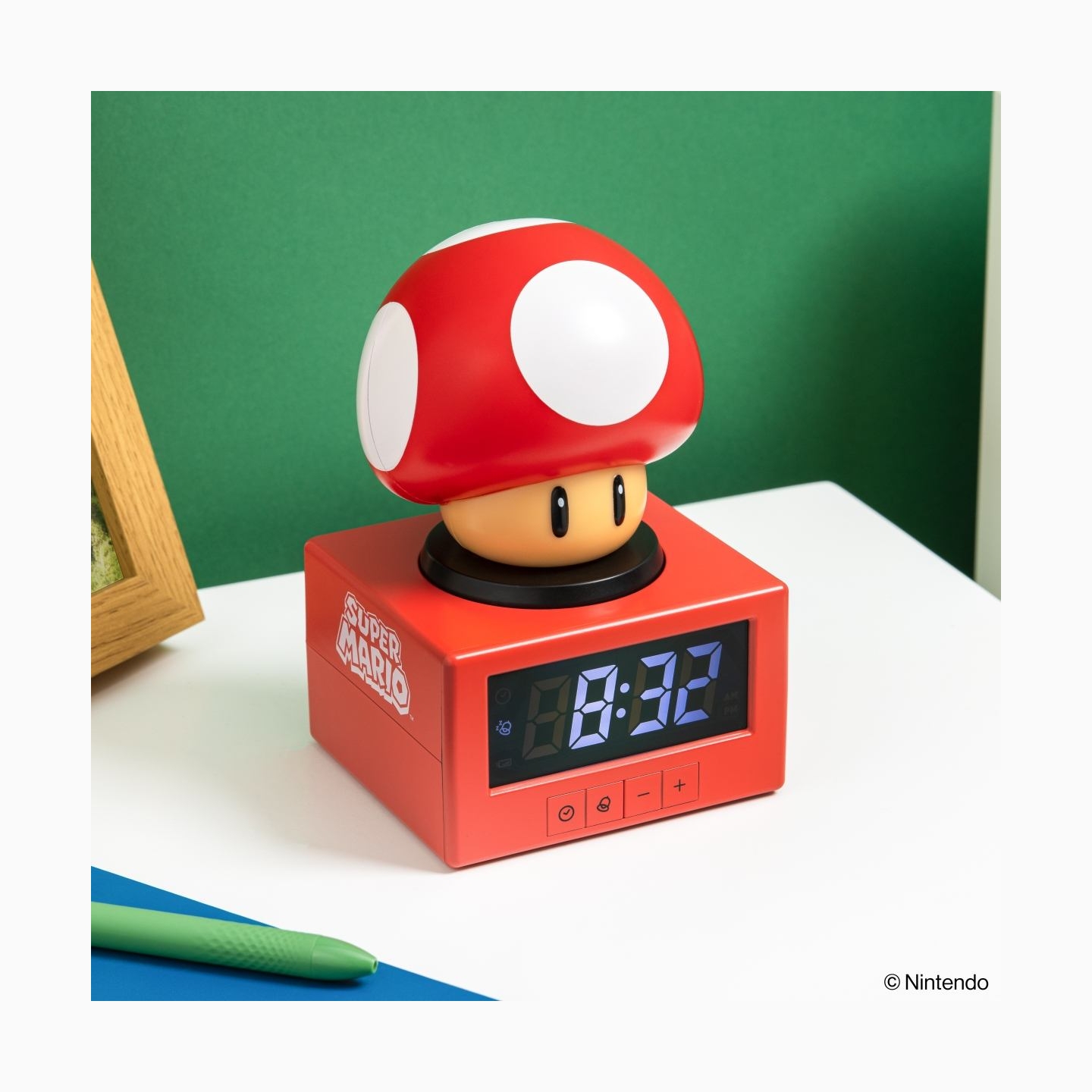 Paladone Super Mario Super Mushroom Icon Alarm Clock