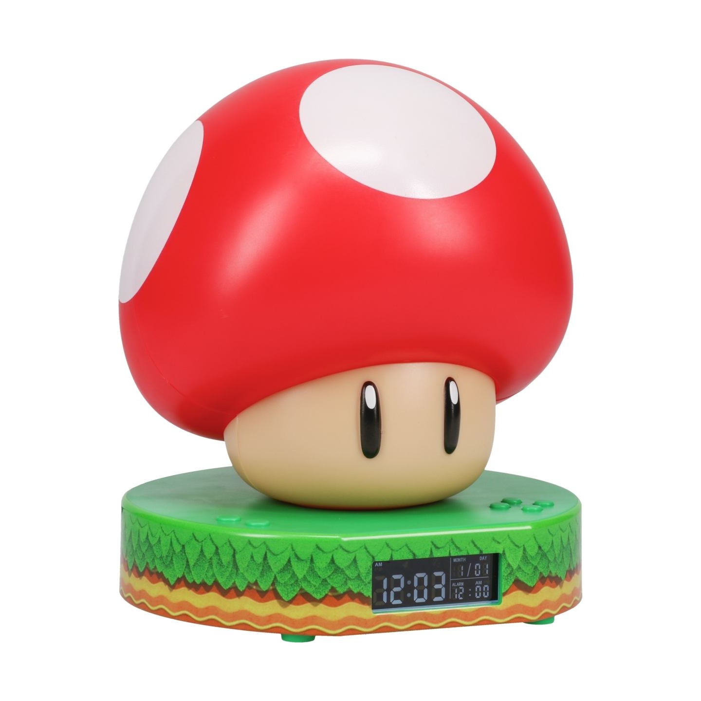 Paladone Super Mushroom Digital Alarm Clock