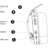 Subsonic Vektra Wireless Headset White