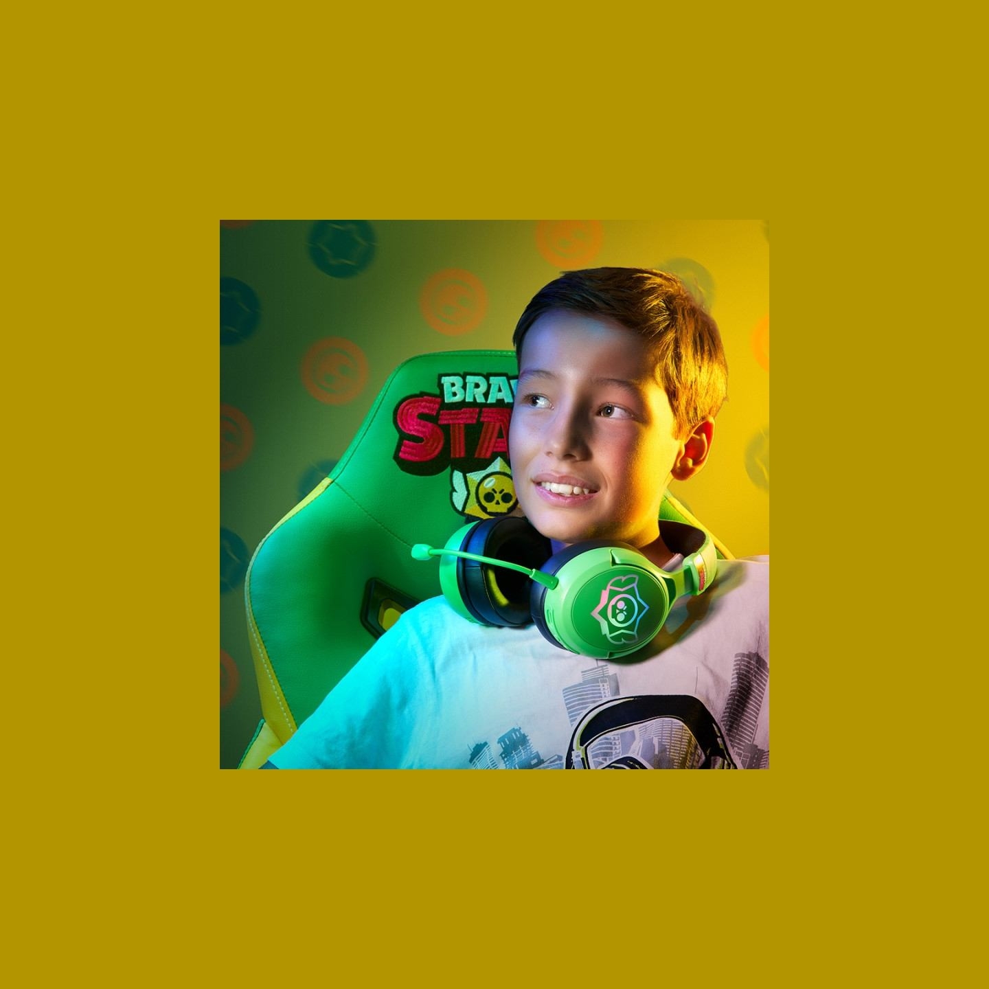 Subsonic Wireless Gaming Headset Brawl Stars Skull