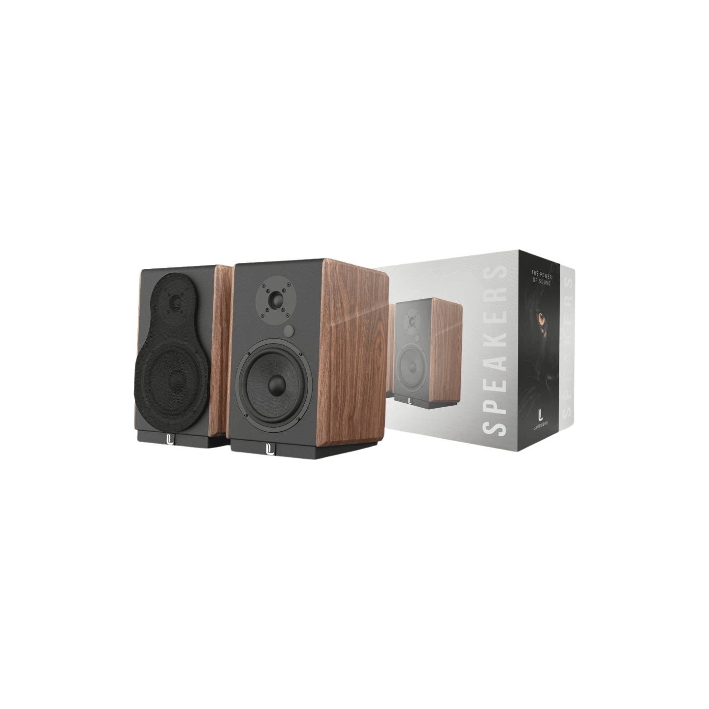 Laudberg M1 bookshelf speakers 2.0 for TV 120W