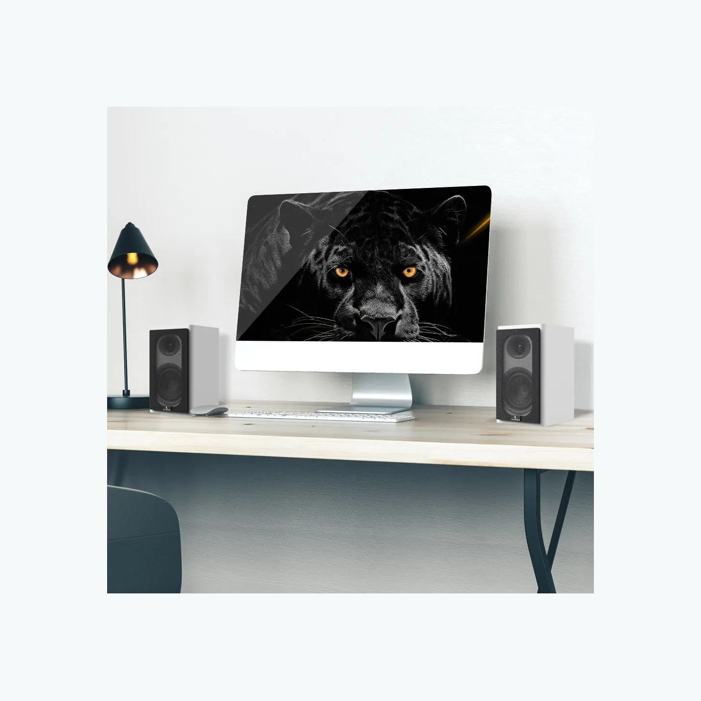 Laudberg XS1W bookshelf speakers 2.0 80W white