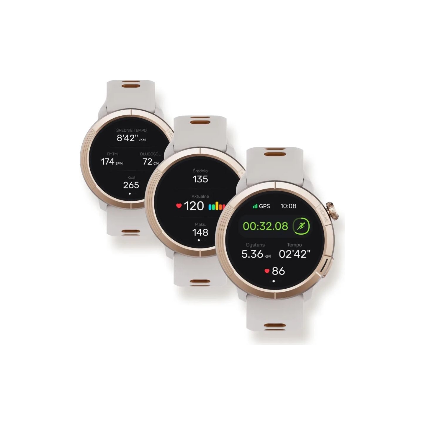 Stelio STSWA102GT Activ Pro GPS 46mm Gold Titanium