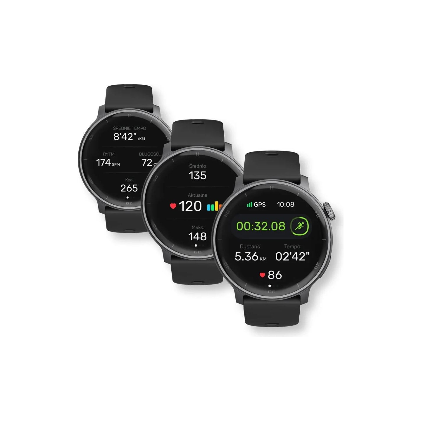 Stelio STSWA101BK Activ GPS 46mm Black