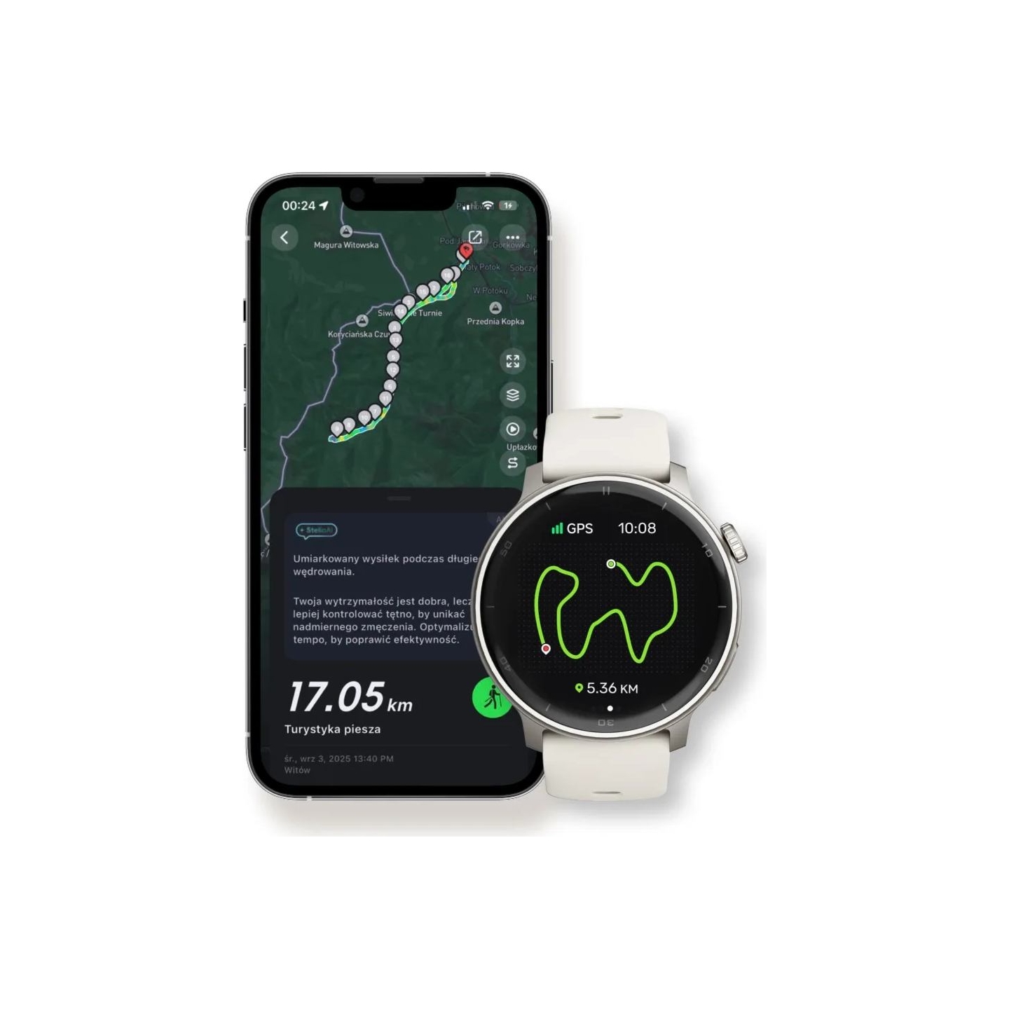 Stelio STSWA101SR Activ GPS 46mm Silver