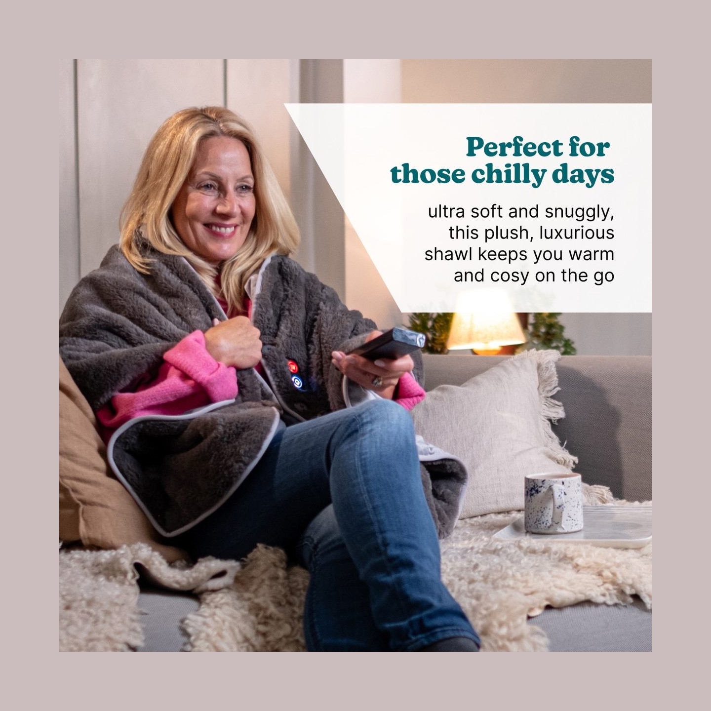 Homedics HCM-SWL100 Cosy Cordless Warming Shawl