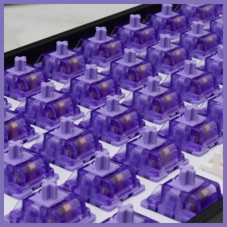 White Shark Purplepulse Mechanical Switches 65 pcs.