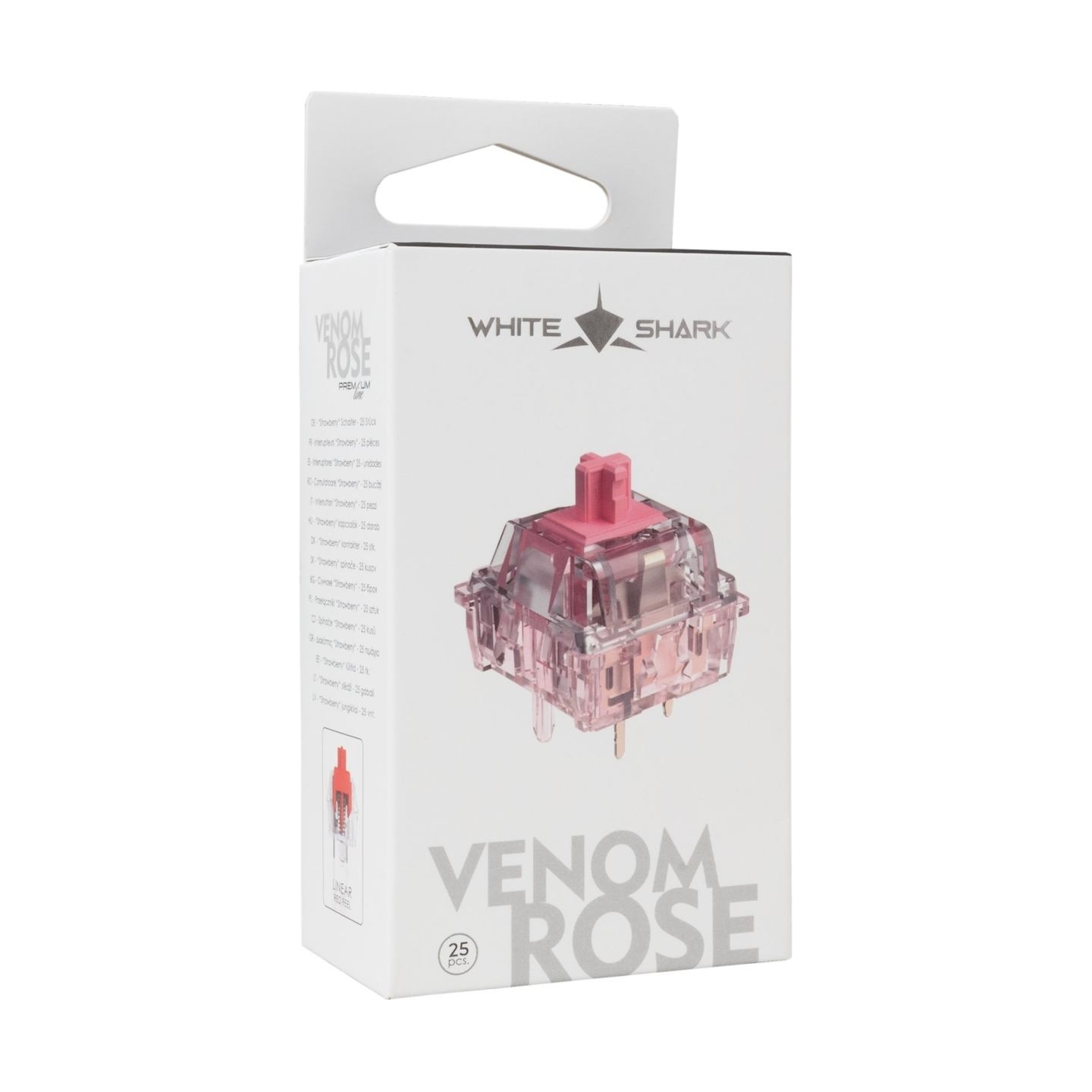 White Shark Venom Rose Mechanical Switches 25 pcs.