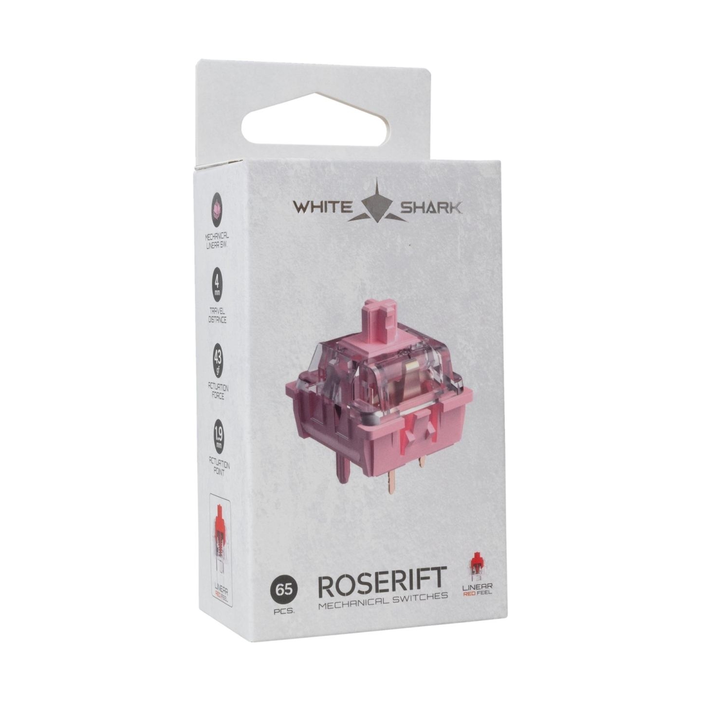 White Shark Roserift Mechanical Switches 65 pcs.