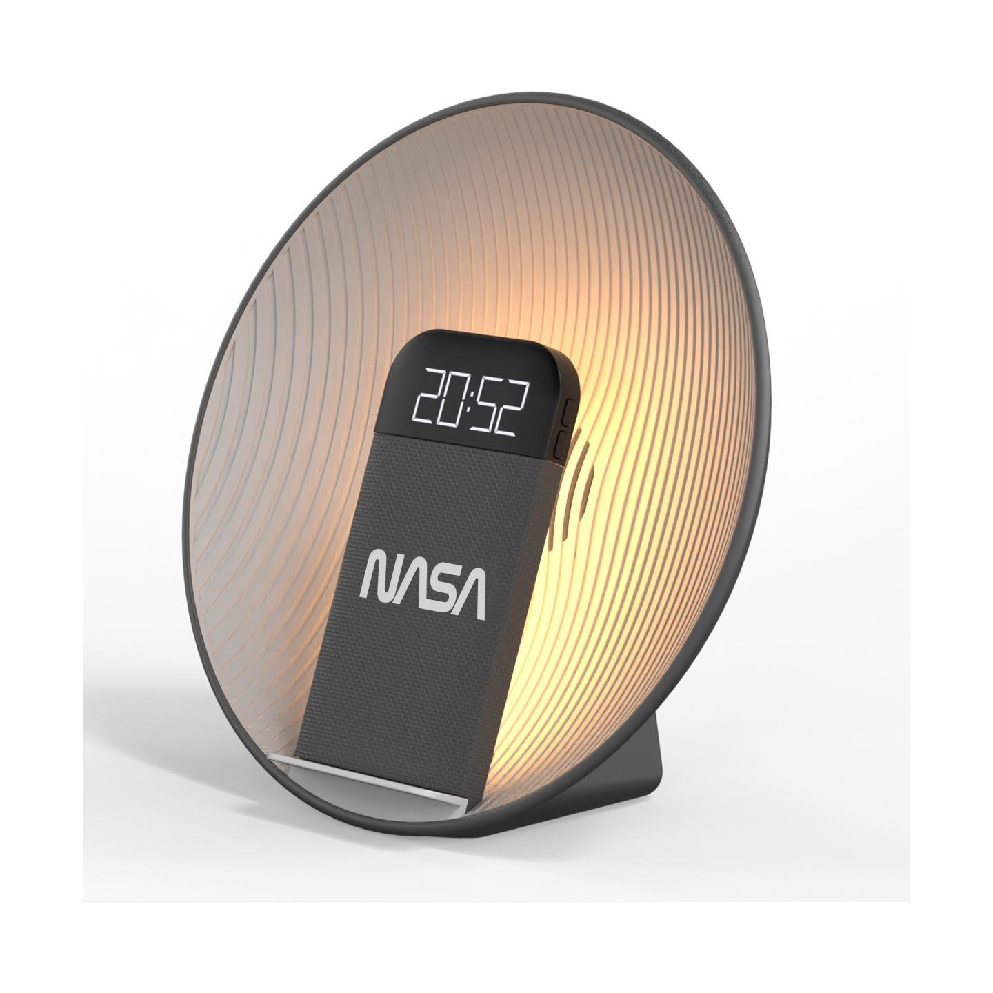 Nasa SPC600  Bluetooth Speaker/ Alarm Clock/ Wireless Charger