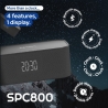 Nasa SPC800  Bluetooth Speaker/ Alarm Clock/ Wireless Charger
