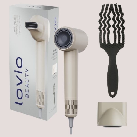 Lovio LVHD001BE Hair Dryer With Ionization AirFlow