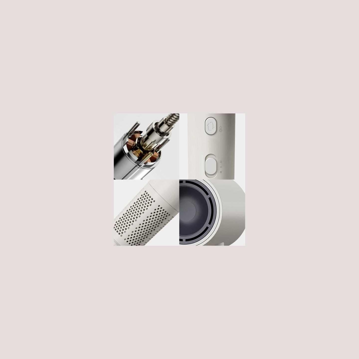 Lovio LVHD001BE Hair Dryer With Ionization AirFlow