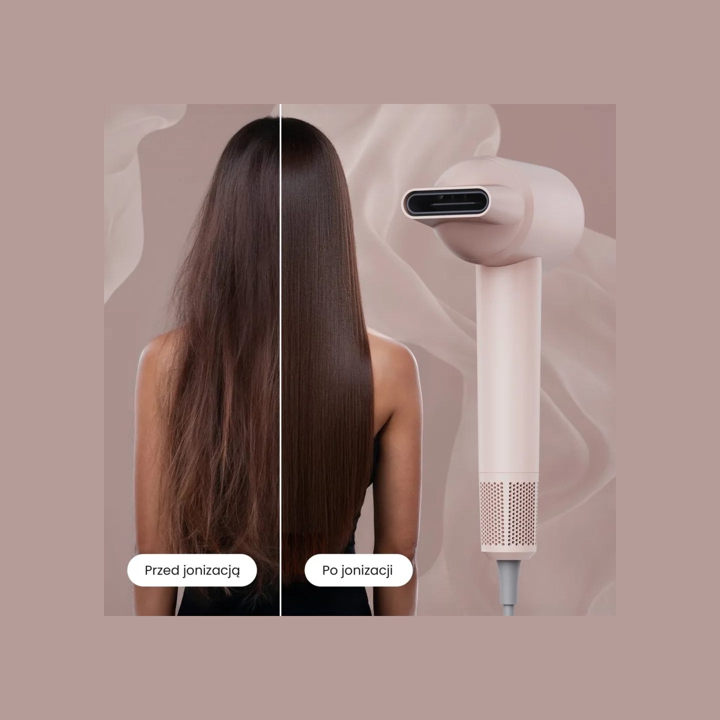Lovio LVHD001PK Hair Dryer With Ionization AirFlow