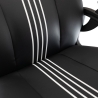 Baracuda ABALONE-B/W Gaming Chair, Black/White