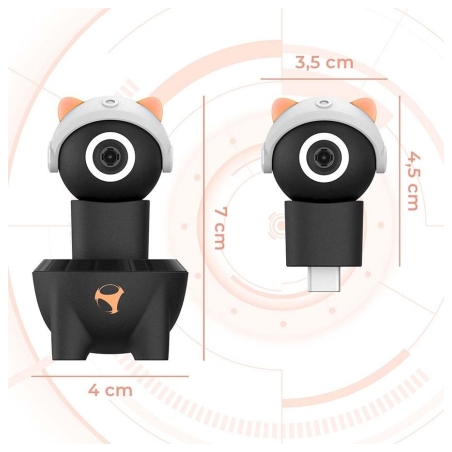 Subsonic Playcam 1080 2in1 HD Mini Camera For Nintendo Switch 2 Red