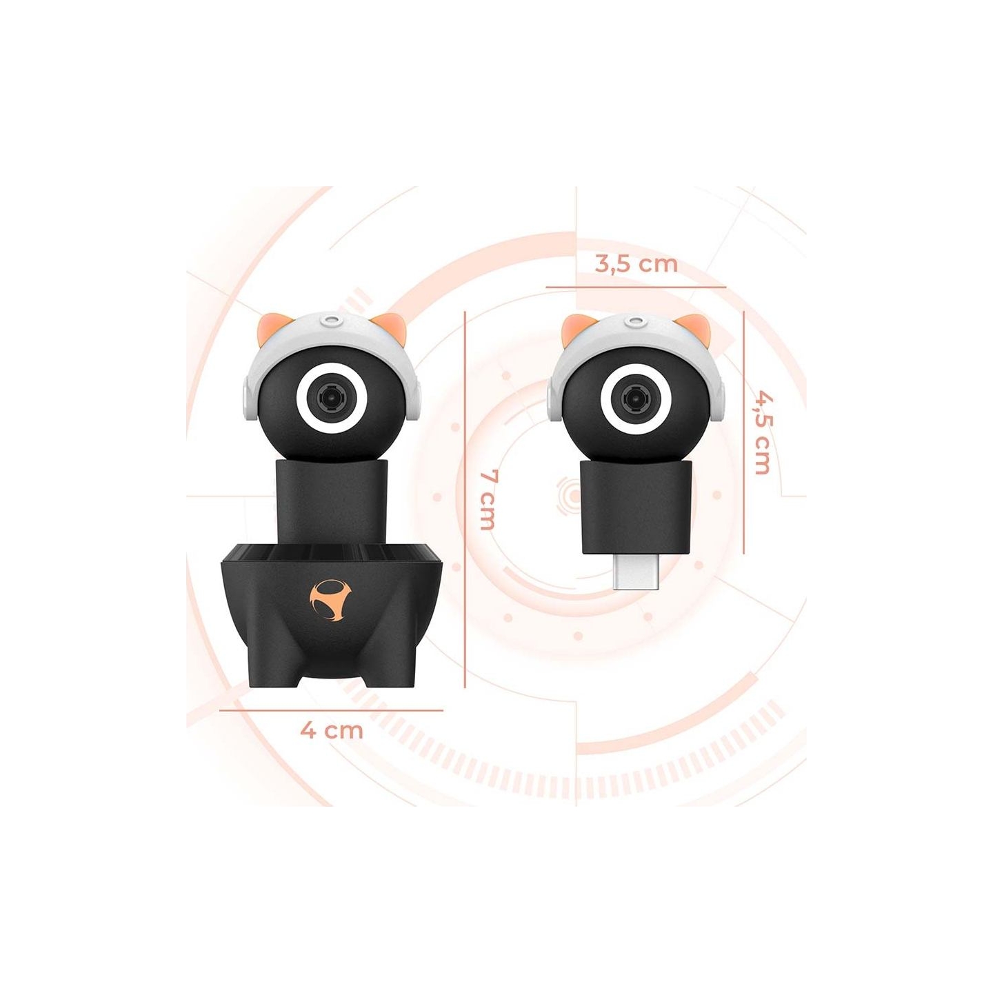 Subsonic Playcam 1080 2in1 HD Mini Camera For Nintendo Switch 2 Red
