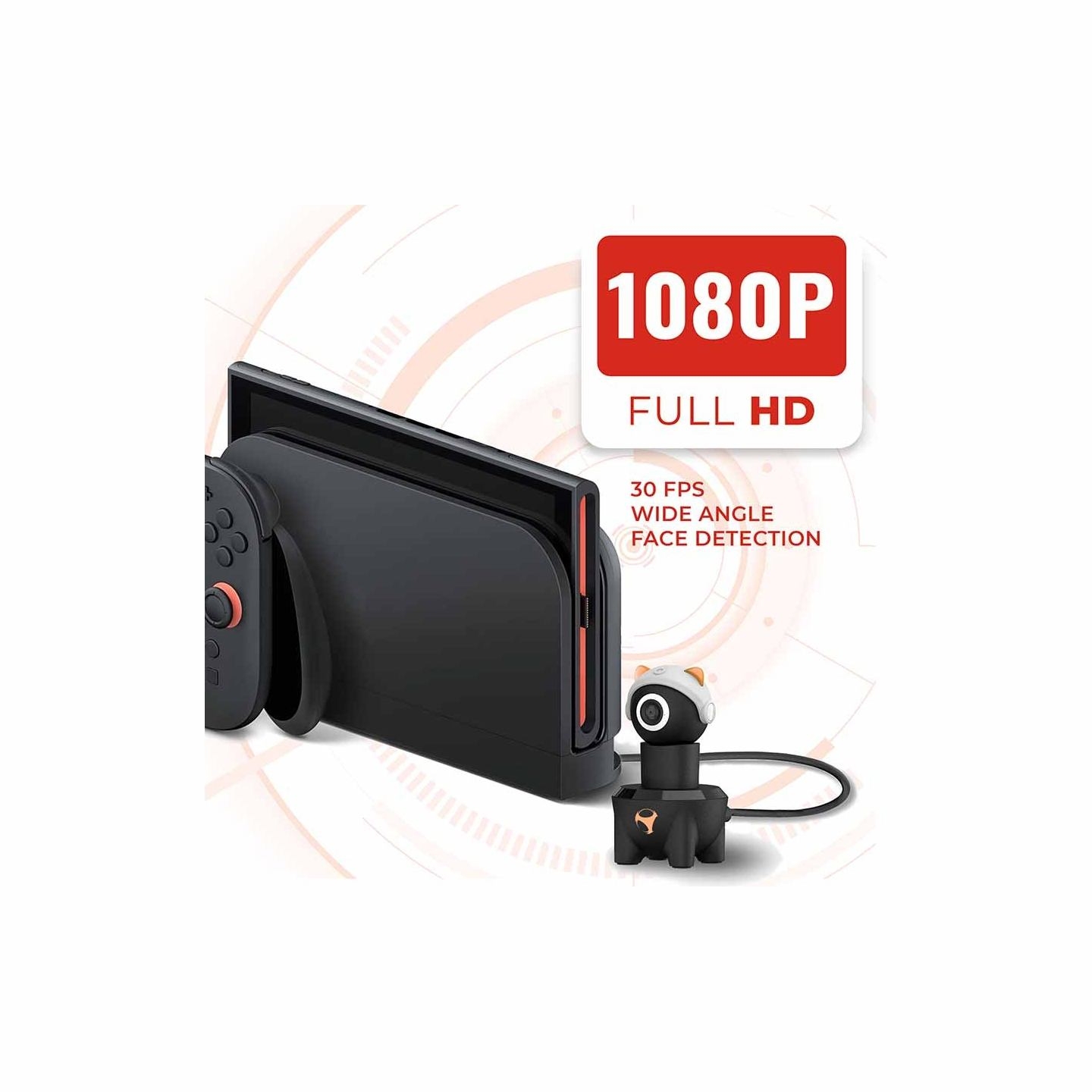 Subsonic Playcam 1080 2in1 HD Mini Camera For Nintendo Switch 2 Red