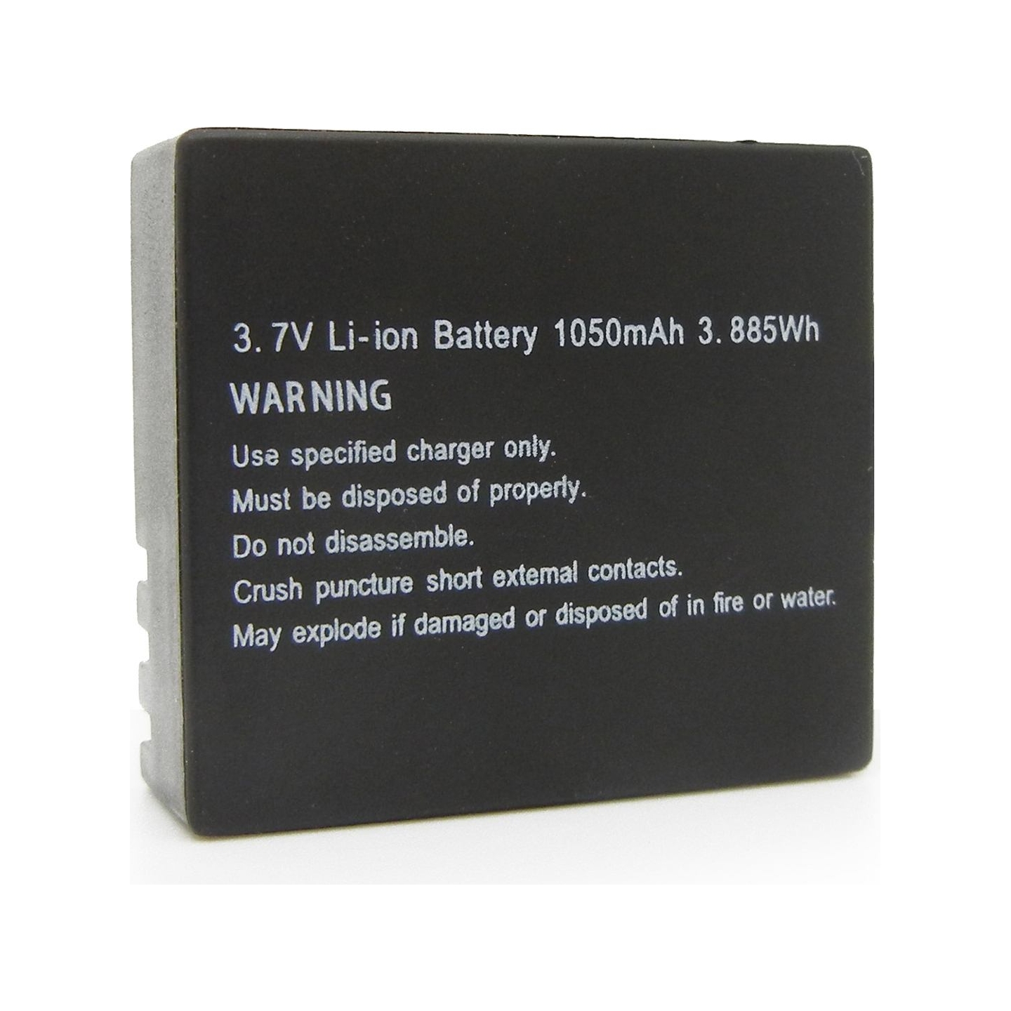 Goxtreme 1050mAh 3.7 V Akku for GoXtreme Vision DUO 01477