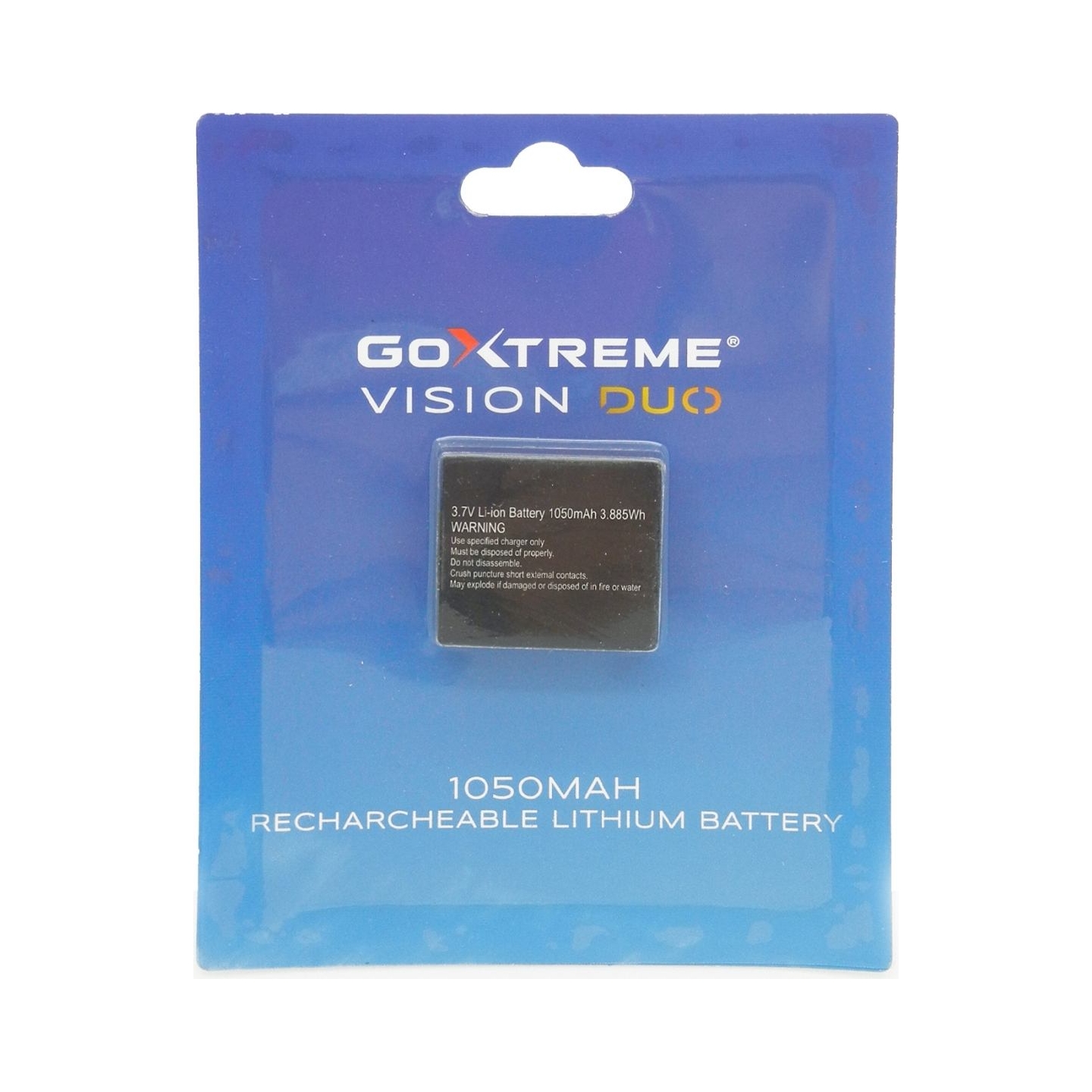 Goxtreme 1050mAh 3.7 V Akku for GoXtreme Vision DUO 01477