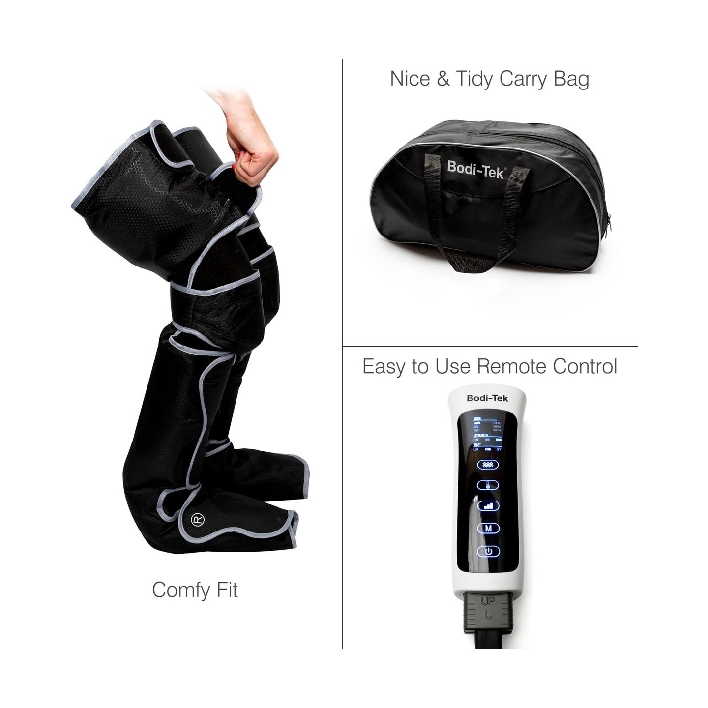 Bodi-Tek BT-MAFL-EU Comfort360  Air Compression Full Leg Massager Boot