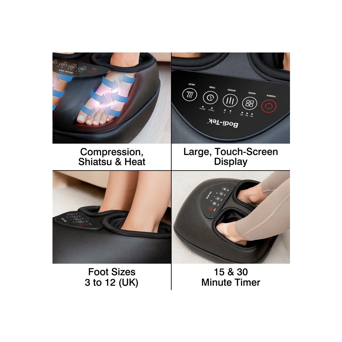 Bodi-Tek Foot Therapy 3-in-1 Massager