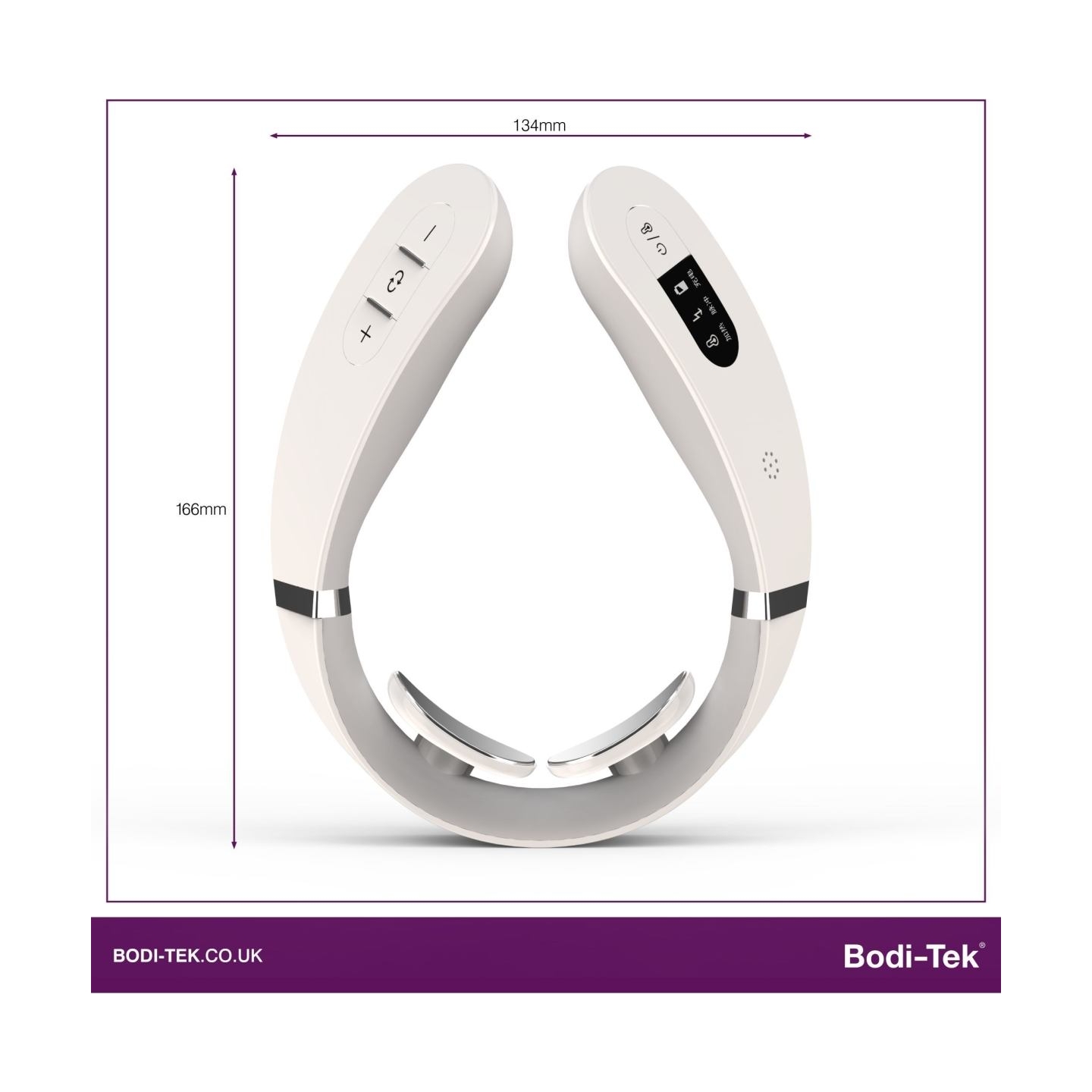 Bodi-Tek Neck & Shoulder Massager, White