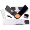 Bodi-Tek Ab & Back Muscle Strengthener With Heat, Black/Orange