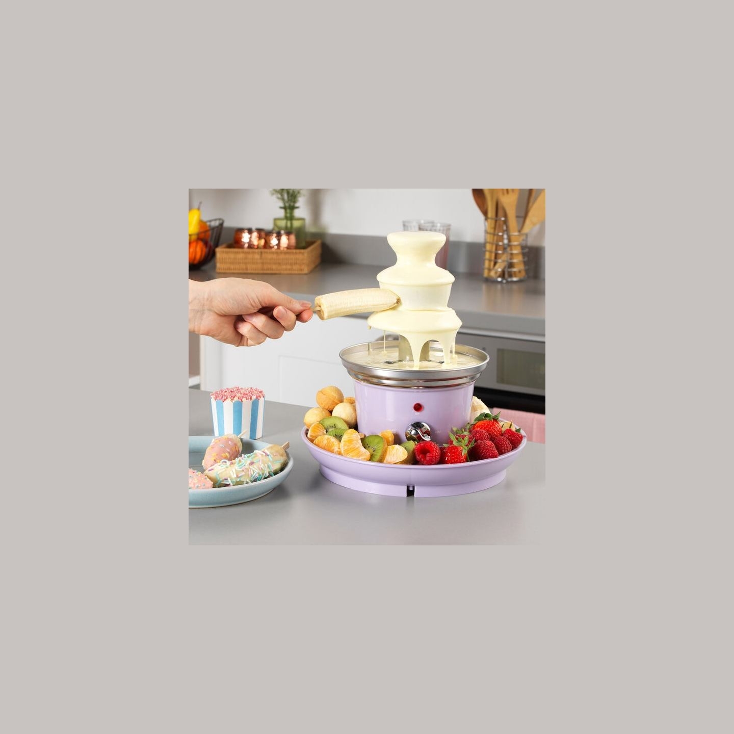 Giles & Posner EK3428GSPPVDE Chocolate Fountain