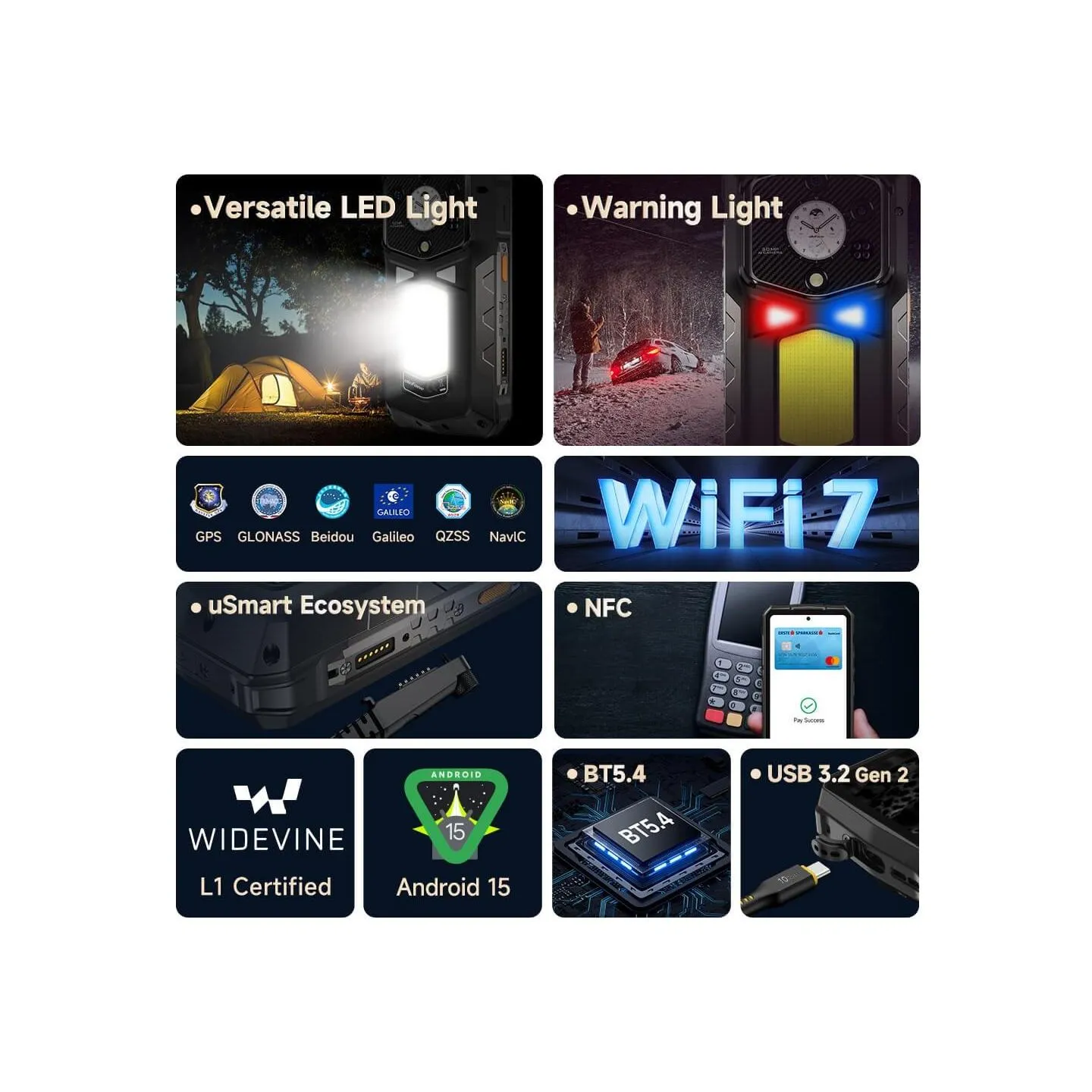 Ulefone MOBILE PHONE ARMOR 29 ULTRA/16GB/1TB MARVEL BLACK ULEFONE