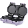 Giles & Posner EK5923GSPPVDE Double Snack &t Waffle Maker
