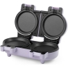 Giles & Posner EK5923GSPPVDE Double Snack &t Waffle Maker