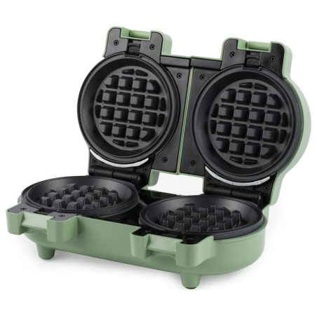 Giles & Posner EK5922GSGRVDE Double Waffle Maker